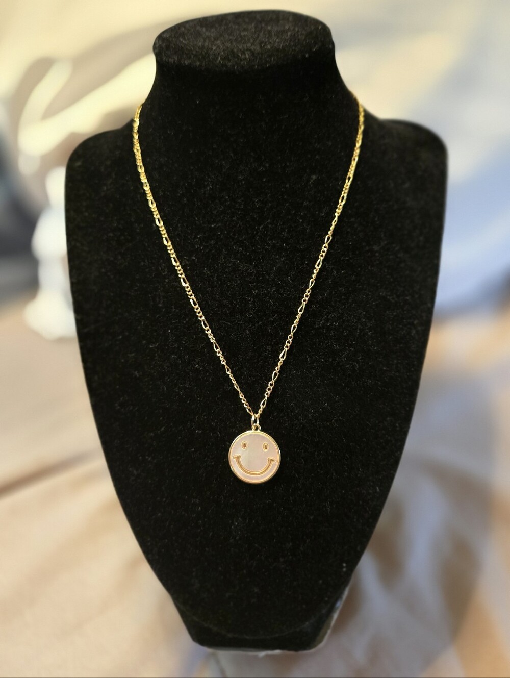 By Alexa Rae NWOT Smiley Face Necklace